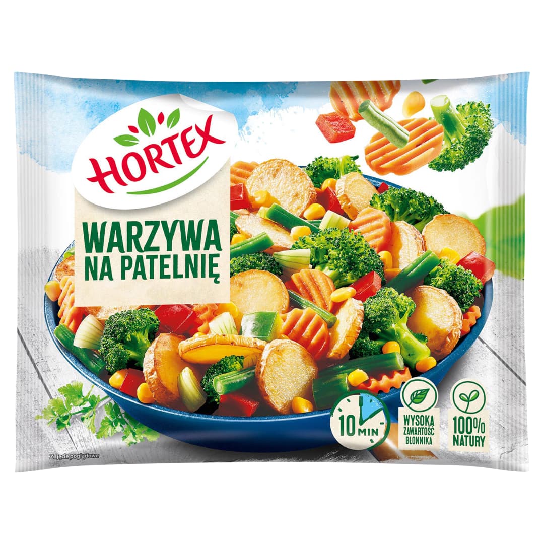 HORTEX Warzywa na patelnie mrozone. 16,87 zl/kg