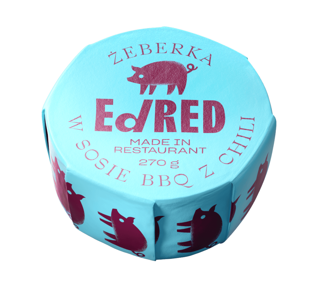 ED RED Konserwa zeberka w sosie BBQ z chili. 113,30 zl/kg