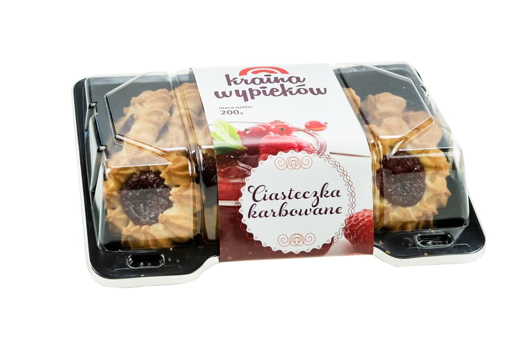 OLSZA KRAINA WYPIEKOW Ciasteczka karbowane. 44,95 zl/kg