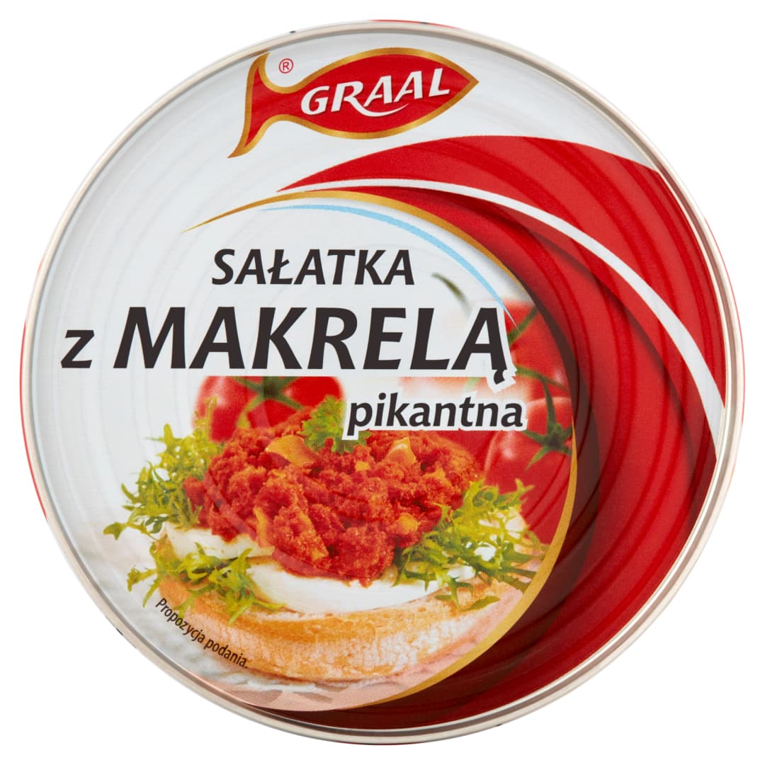 GRAAL Salatka z makrela pikantna. 24,97 zl/kg