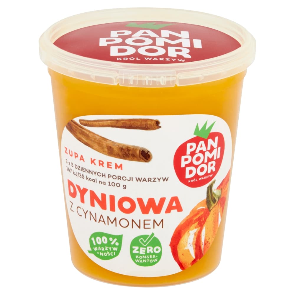 PAN POMIDOR Zupa krem dyniowa z cynamonem. 19,23 zl/kg