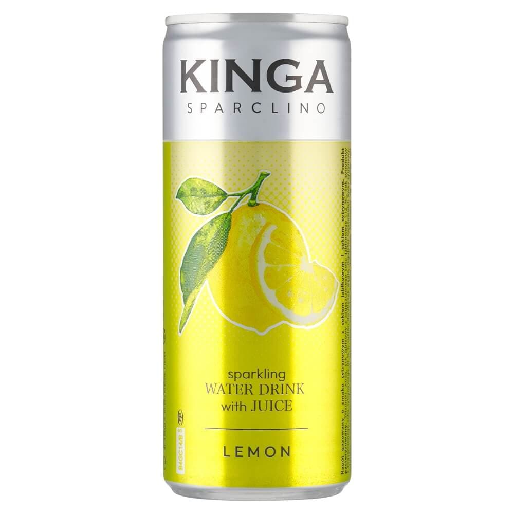 KINGA SPARCLINO Napoj gazowany o smaku cytrynowym. 11,96 zl/l