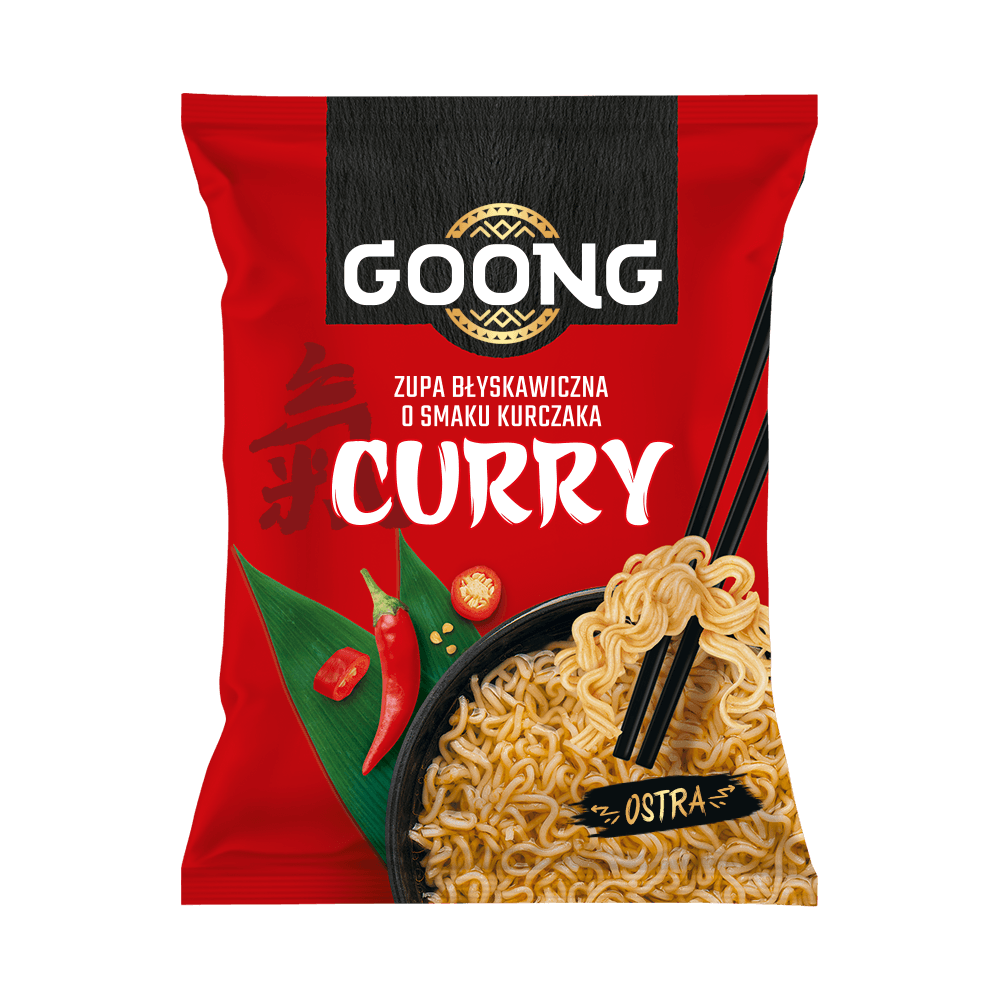 GOONG Zupa blyskawiczna o smaku kurczaka CURRY. 29,08 zl/kg