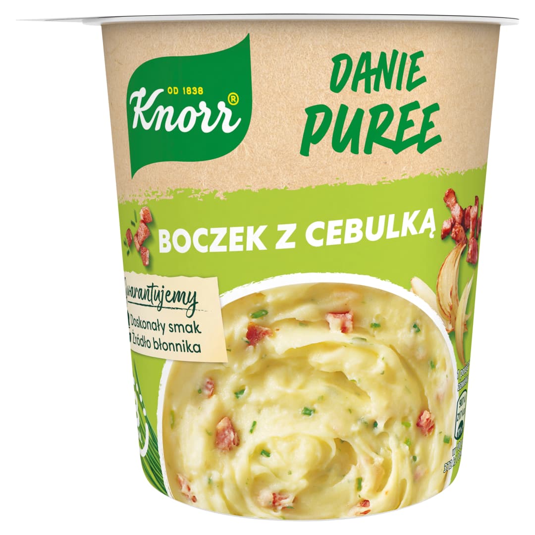 KNORR DANIE Puree boczek z cebulka. 105,69 zl/kg
