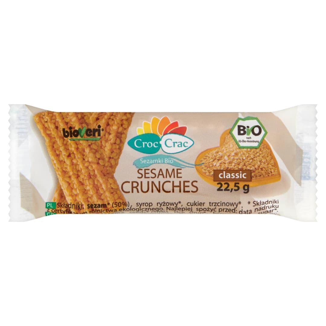 BIOVERI Sezamki Croc Crac Classic BIO. 131,36 zl/kg