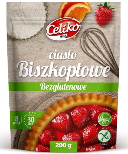 CELIKO Ciasto biszkoptowe bezglutenowe. 19,45 zl/kg