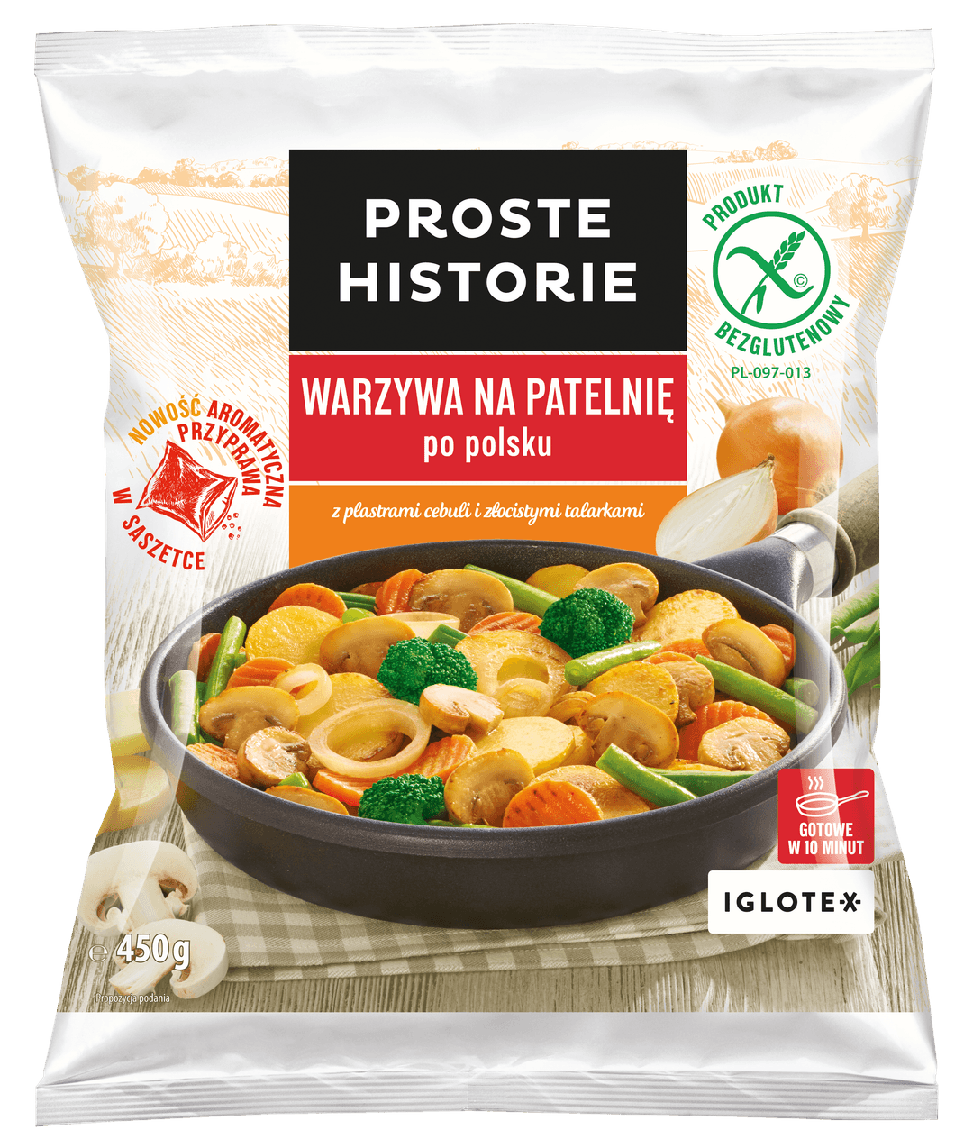 PROSTE HISTORIE Warzywa na patelnie po polsku. 17,76 zl/kg