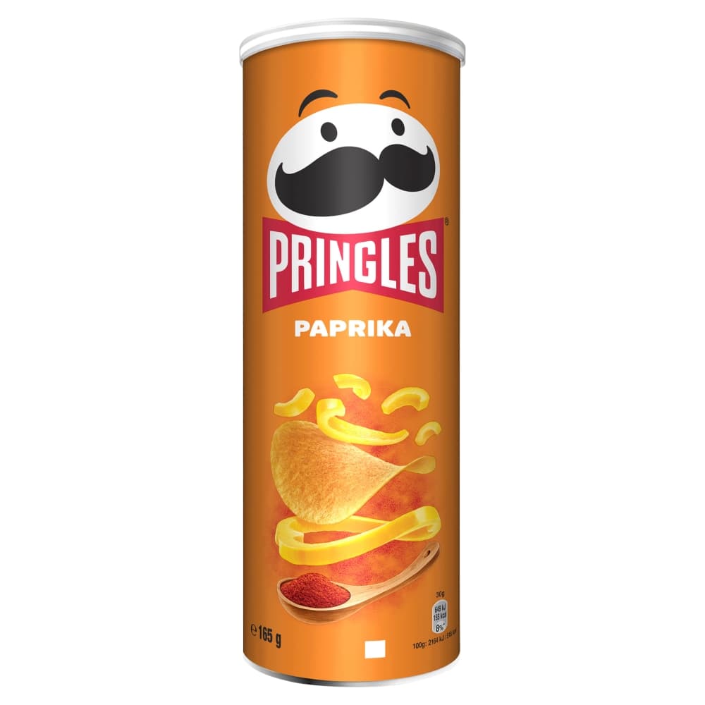PRINGLES Chipsy o smaku papryki. 54,48 zl/kg