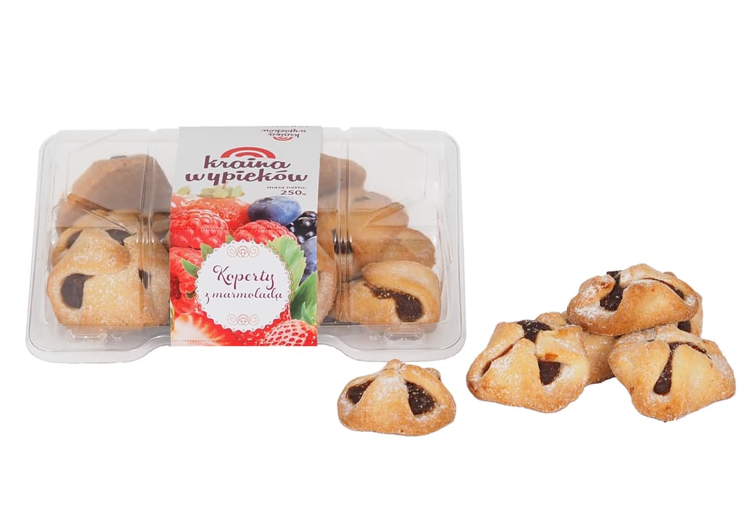 OLSZA KRAINA WYPIEKOW Koperty z marmolada. 37,96 zl/kg