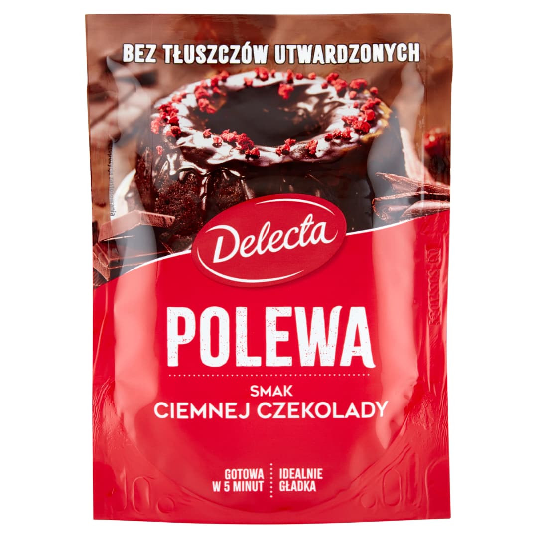 DELECTA Polewa o smaku ciemnej czekolady. 47,90 zl/kg