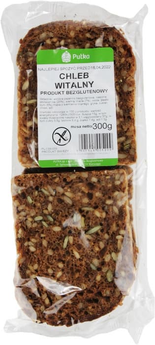 PUTKA Bezglutenowy chleb witalny. 38,97 zl/kg