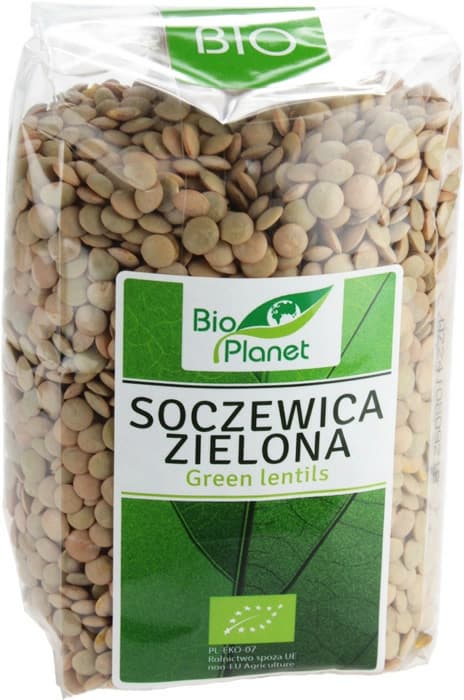 BIO PLANET Soczewica zielona BIO. 31,98 zl/kg