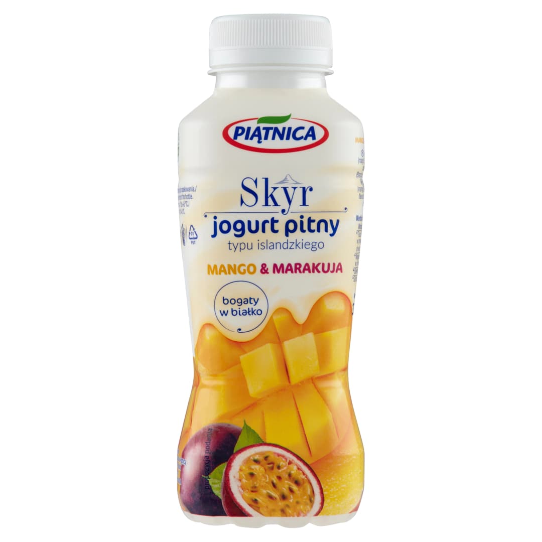 PIATNICA Skyr jogurt pitny typu islandzkiego mango-marakuja. 13,61 zl/l