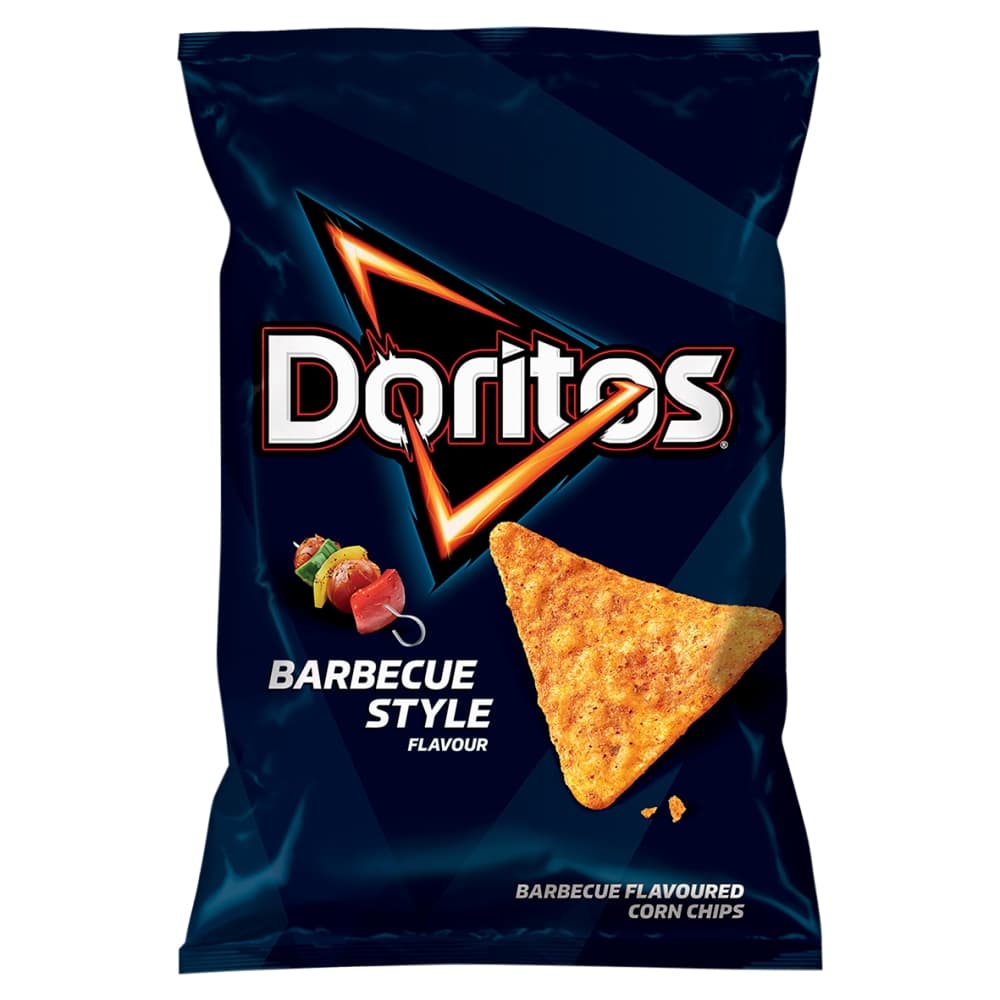 DORITOS Chipsy nachos kukurydziane o smaku barbeque. 59,90 zl/kg
