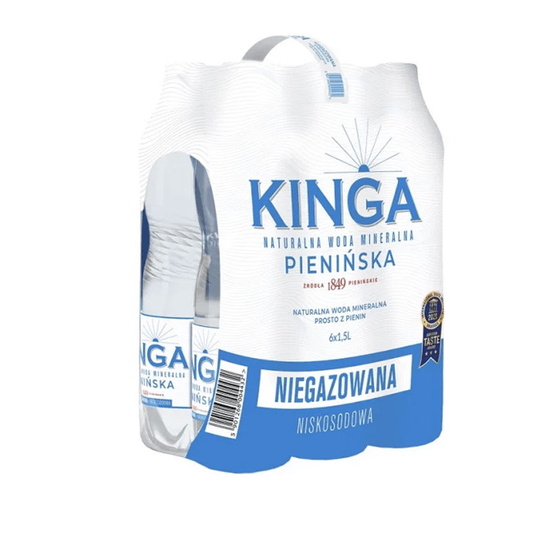 KINGA PIENINSKA Naturalna woda mineralna niskosodowa niegazowana 6-pak. 1,59 zl/l