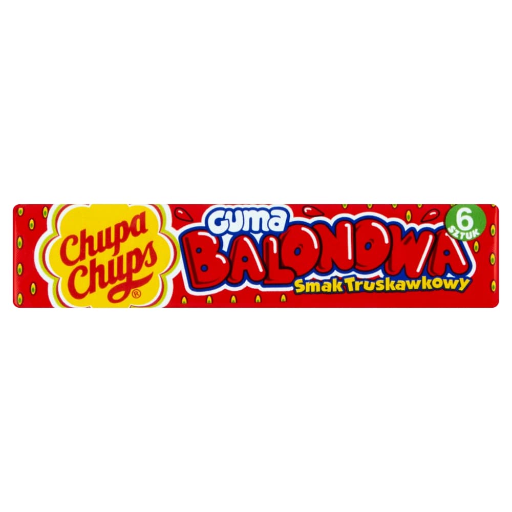 CHUPA CHUPS Guma balonowa smak truskawkowy. 88,93 zl/kg