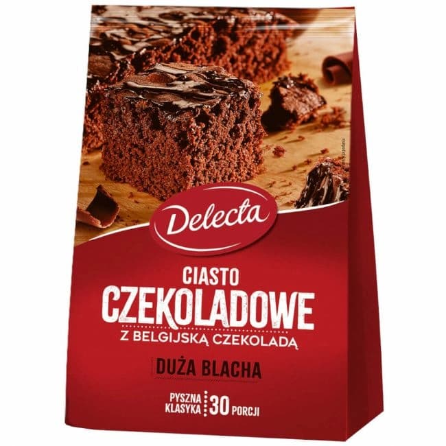 DELECTA Ciasto czekoladowe. 14,91 zl/kg