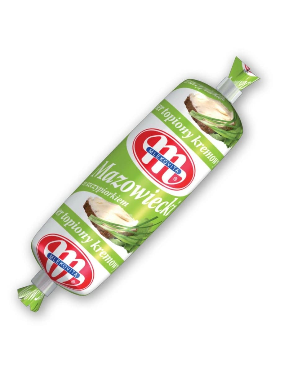 MLEKOVITA MAZOWIECKI Ser topiony kremowy ze szczypiorkiem. 48,90 zl/kg