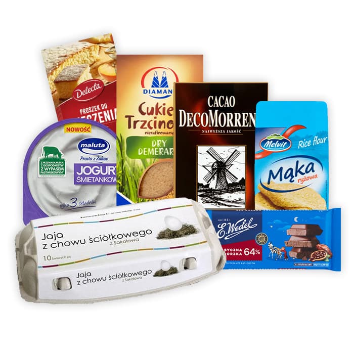 MULTIPAK Zestaw na bezglutenowe muffinki czekoladowe.