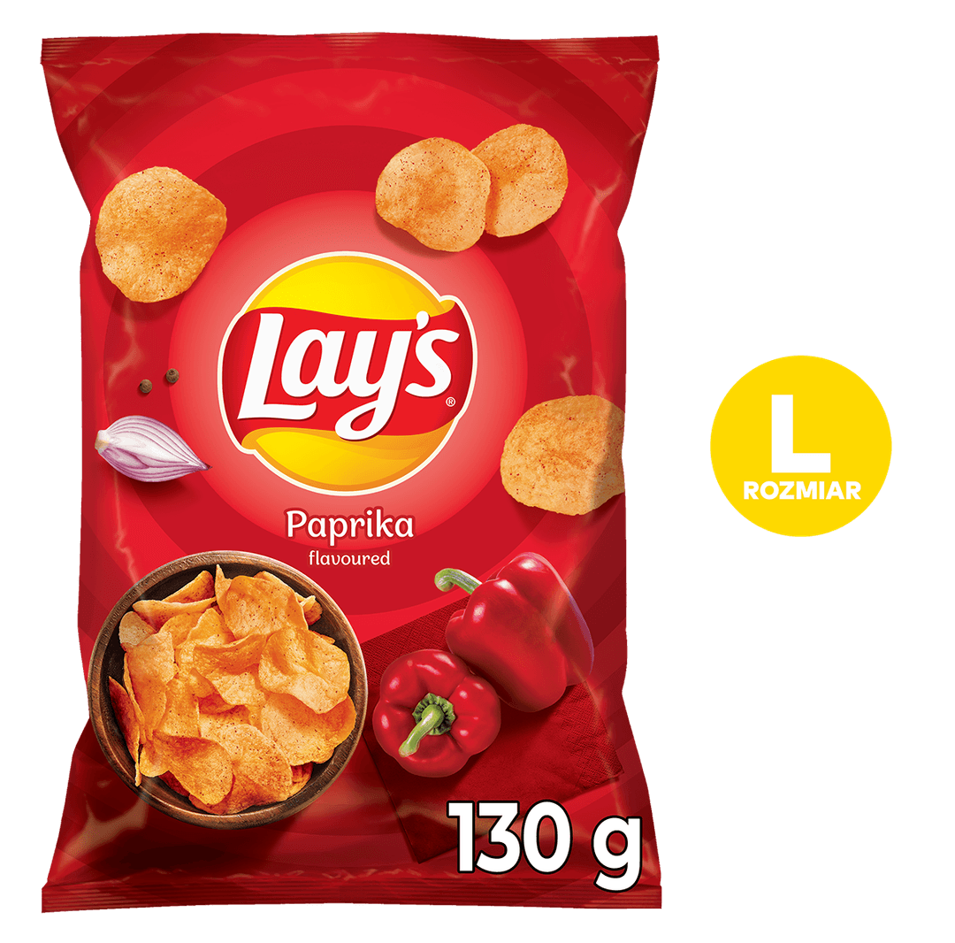 LAY'S Chipsy ziemniaczane o smaku paprykowym. 56,08 zl/kg