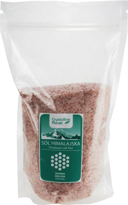 CRYSTALLINE PLANET Sol himalajska rozowa drobno mielona. 8,89 zl/kg