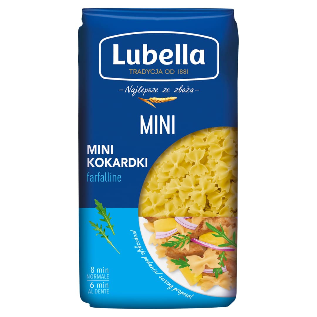 LUBELLA Makaron mini kokardki. 15,48 zl/kg