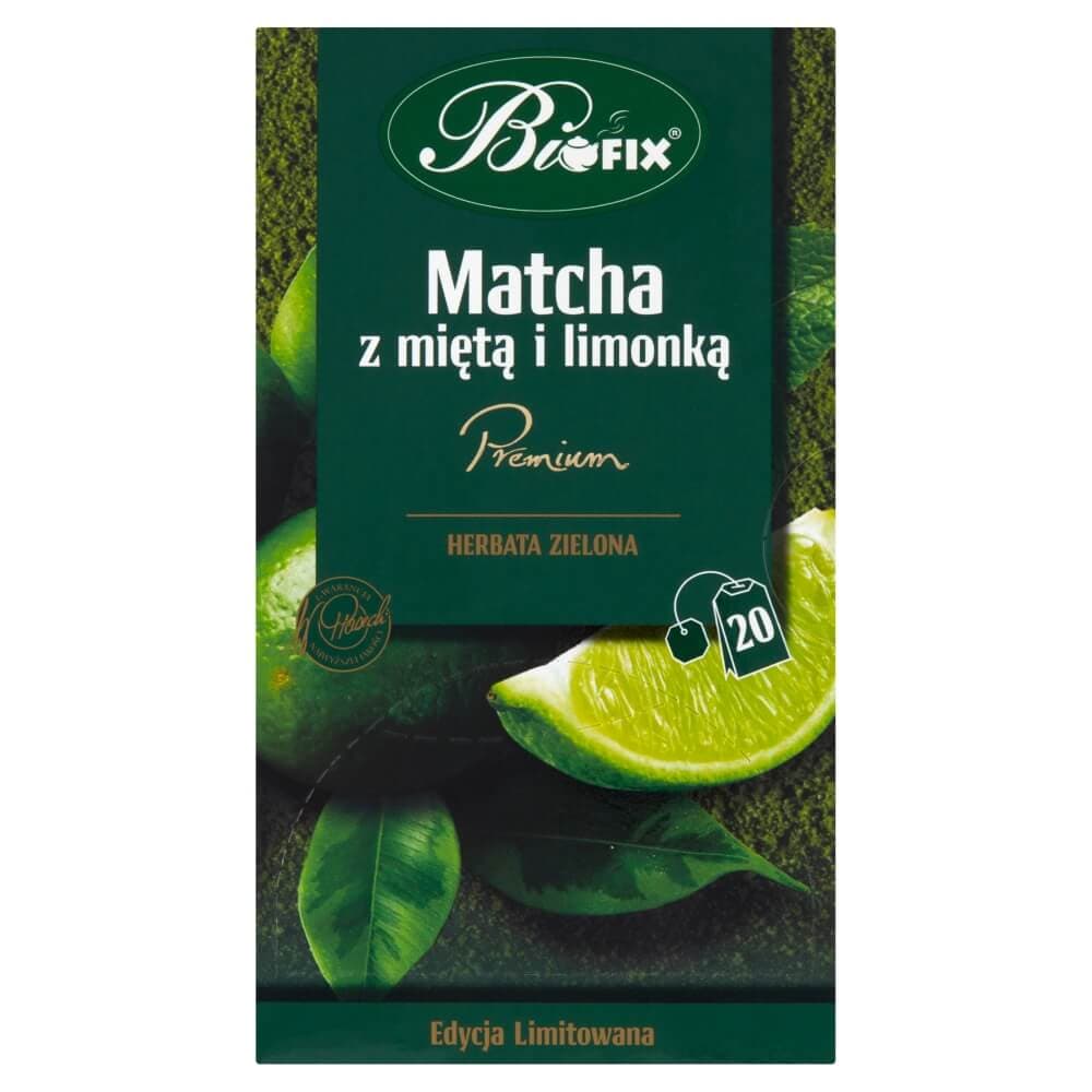 BIFIX Herbata zielona matcha z mieta i limonka. 87,38 zl/kg