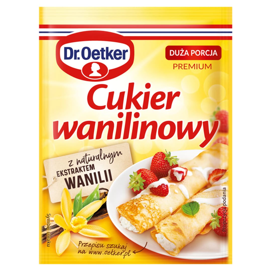 DR. OETKER Cukier wanilinowy. 55,63 zl/kg