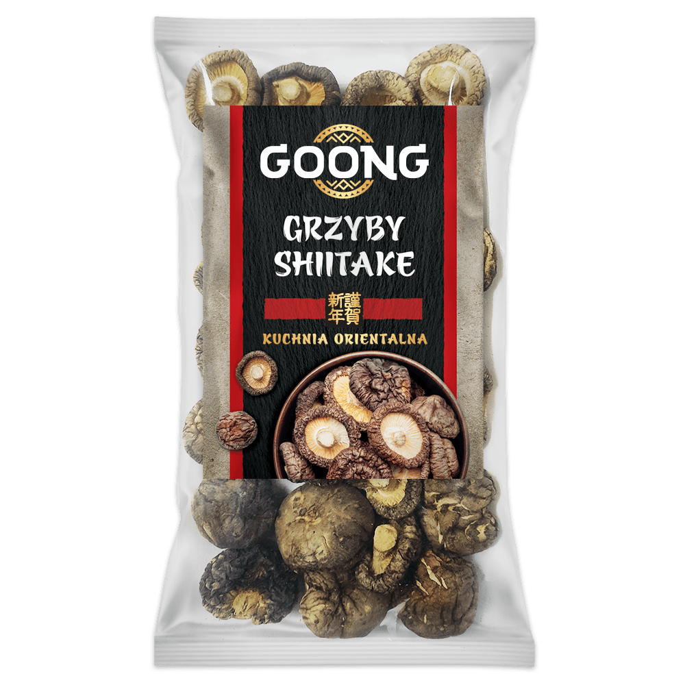 GOONG Grzyby Shiitake cale (suszone). 286,33 zl/kg