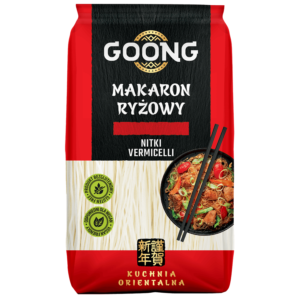 GOONG Makaron ryzowy nitki Vermicelli. 42,45 zl/kg