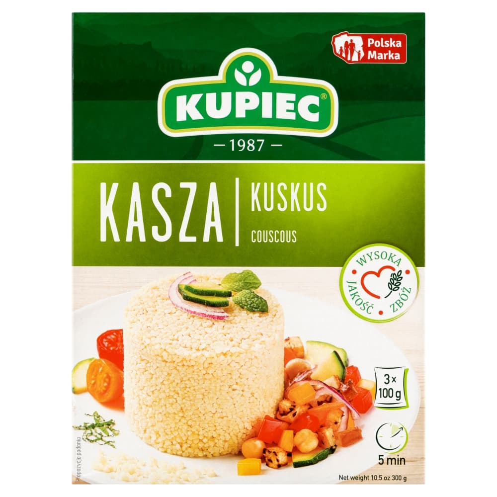 KUPIEC Kasza kuskus. 19,63 zl/kg