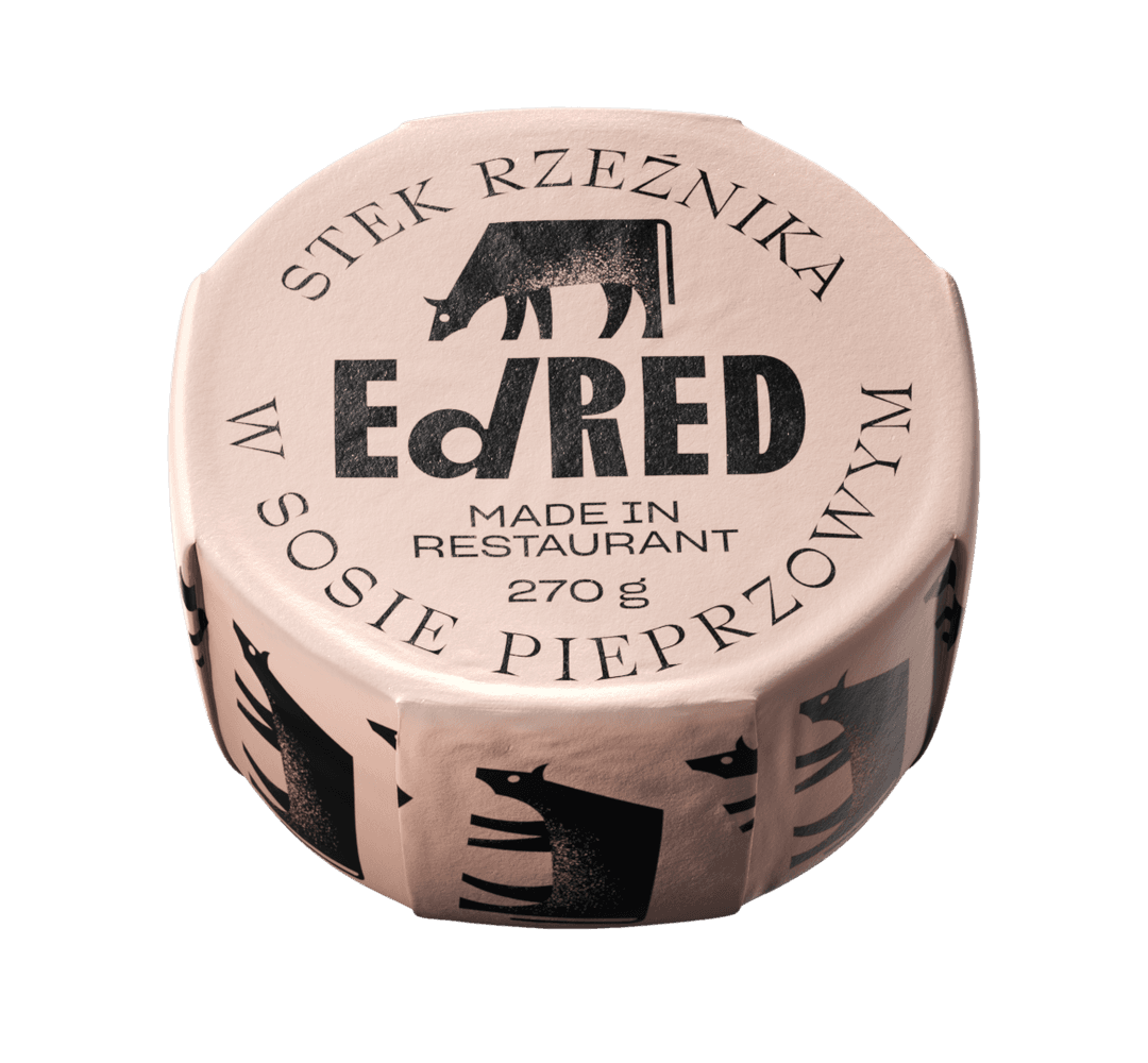 ED RED Konserwa stek rzeznika w sosie pieprzowym. 116,63 zl/kg