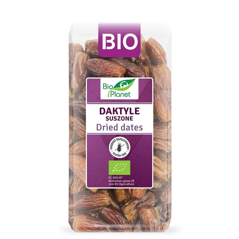 BIO PLANET Daktyle suszone bezglutenowe BIO. 40,88 zl/kg