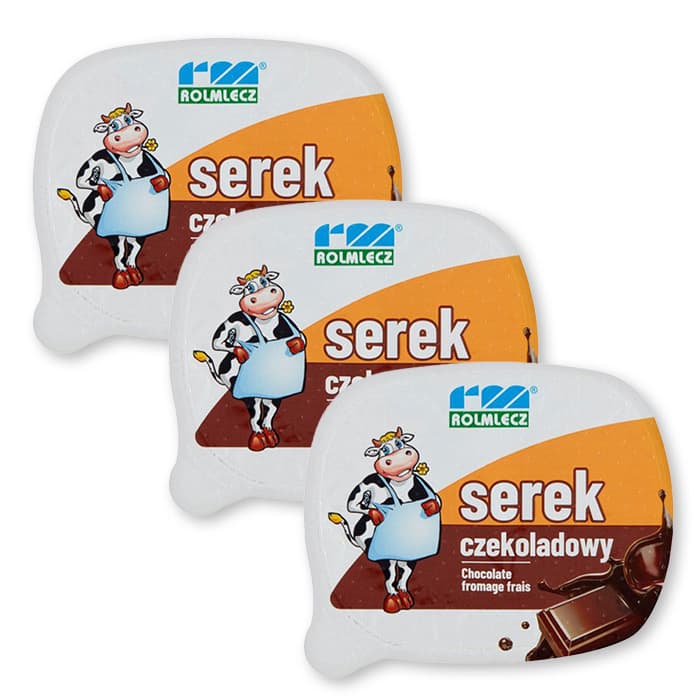 ROLMLECZ Serek homogenizowany czekoladowy x3.