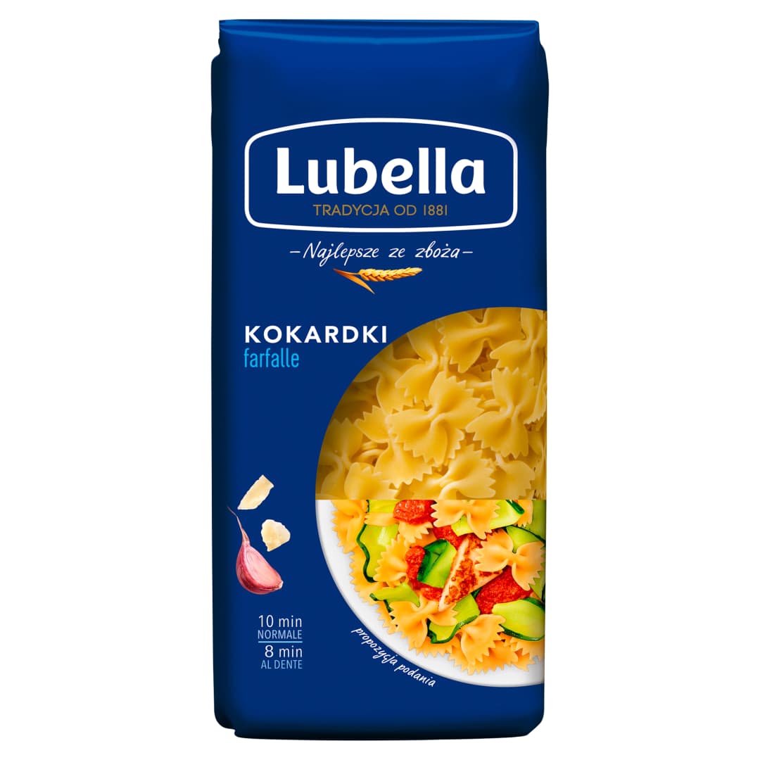 LUBELLA Makaron kokardki. 12,48 zl/kg