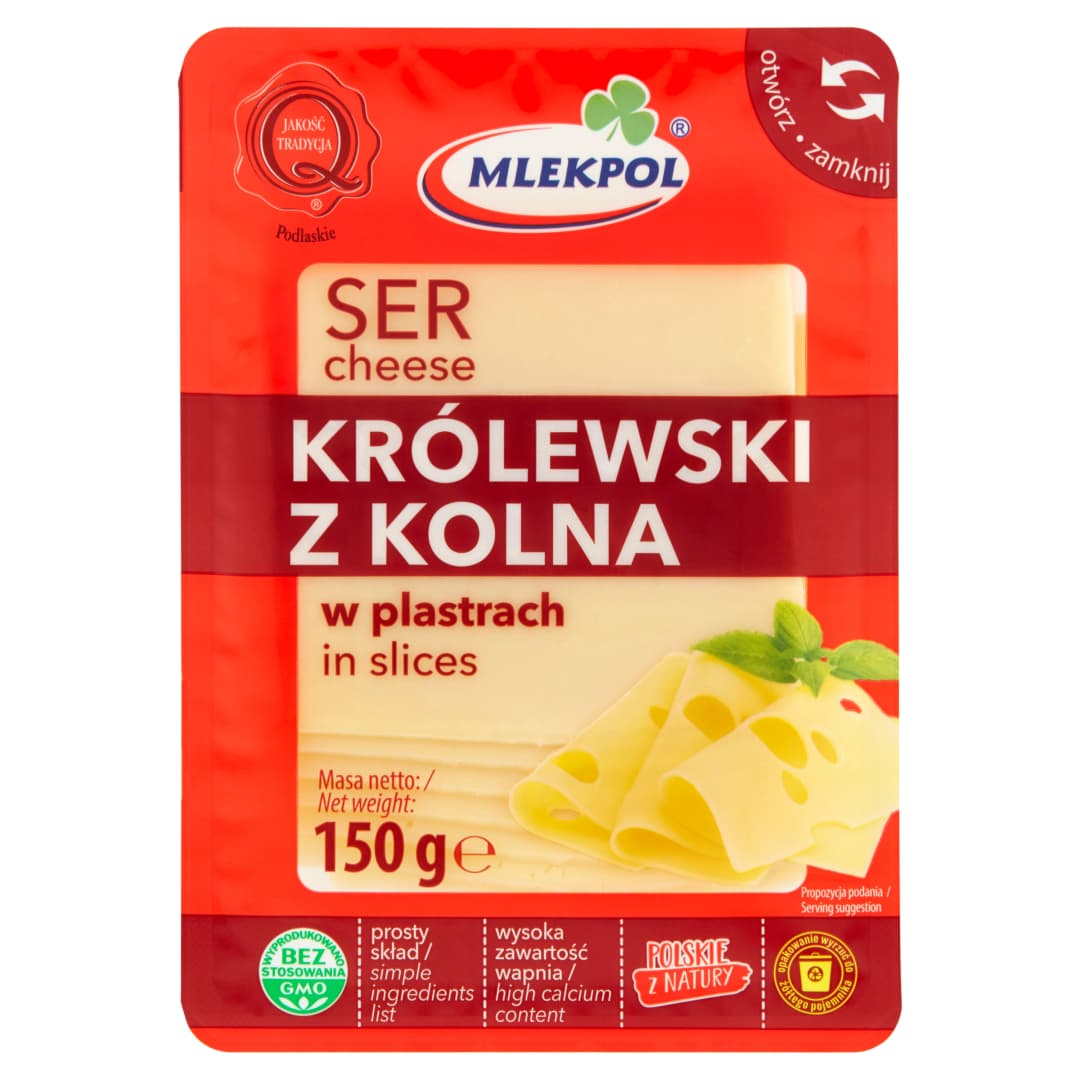MLEKPOL Ser Krolewski z Kolna w plastrach. 37,93 zl/kg