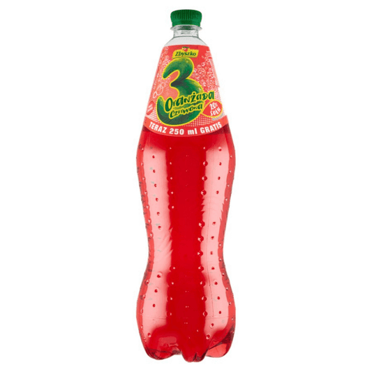 ZBYSZKO 3 Napoj gazowany czerwone pomarancze 20% soku. 2,45 zl/l