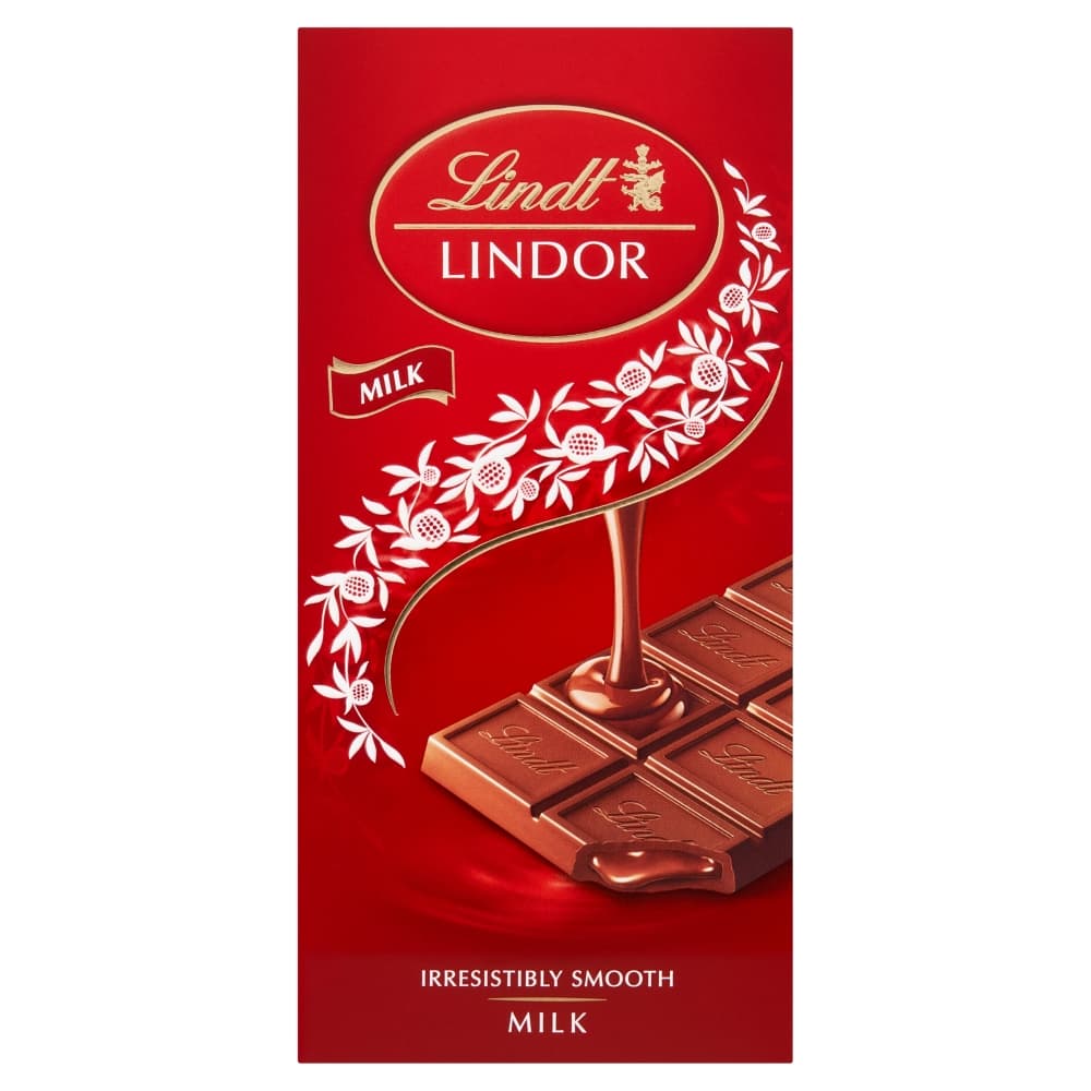 LINDT LINDOR Czekolada mleczna z nadzieniem. 125,90 zl/kg