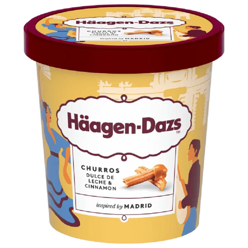 HAAGEN DAZS Lody o smaku churros. 47,60 zl/l
