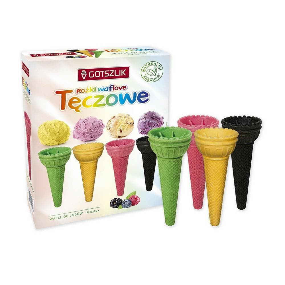 GOTSZLIK Wafle do lodow teczowe 16 sztuk. 97,00 zl/kg