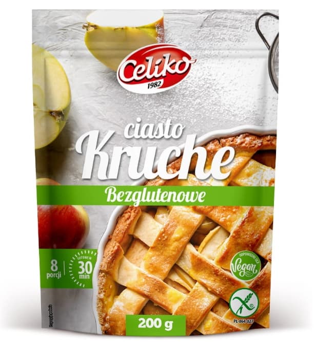 CELIKO Ciasto kruche bezglutenowe. 19,45 zl/kg