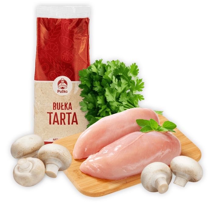 MULTIPAK Zestaw na pieczarki faszerowane grillowanym kurczakiem.