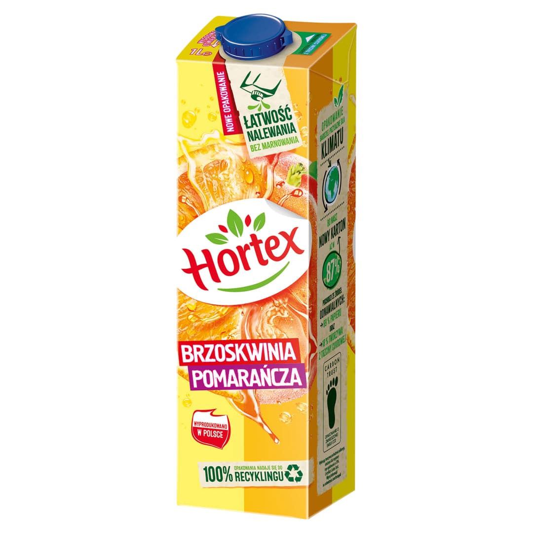 HORTEX Napoj pomarancza brzoskwinia. 3,89 zl/l