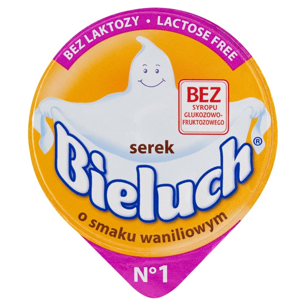 BIELUCH Serek o smaku waniliowym bez laktozy. 25,93 zl/kg