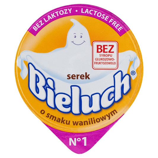 BIELUCH Serek o smaku waniliowym bez laktozy. 25,93 zl/kg