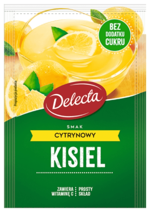 DELECTA Kisiel cytrynowy bez cukru. 41,84 zl/kg