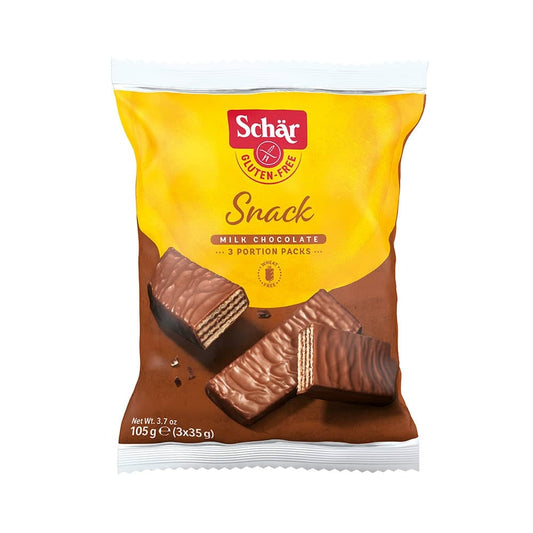 SCHAR Wafle w polewie czekoladowej Snack bezglutenowe. 82,76 zl/kg