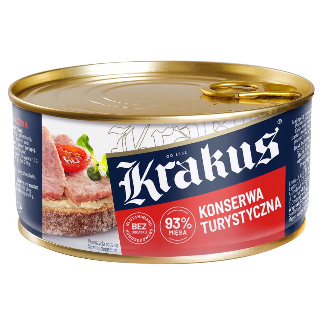 KRAKUS Konserwa turystyczna. 28,30 zl/kg