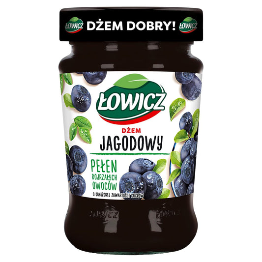 LOWICZ Dzem jagodowy niskoslodzony. 24,96 zl/kg