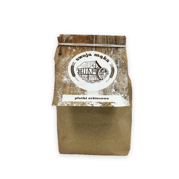 SWOJA MAKA Platki orkiszowe. 13,78 zl/kg
